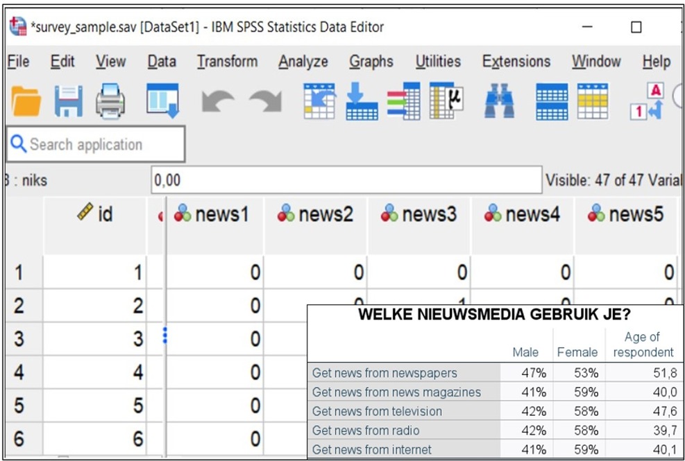 Tabelleren Met Ibm Spss Statistics Custom Tables Data Analyse Academie